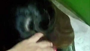 wife who loves sucking cock in homemade video