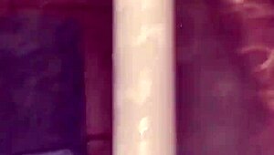 Intense blowjob in shower with neighbor’s skinny wife stealing the show