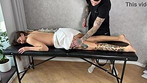 during the second massage, my masseur revealed a tantalizing new fingering technique.