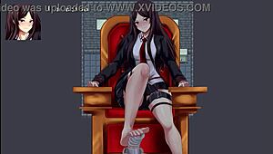 Noxurtica Bri dominates with footjob and worship!