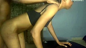 Spicy hot doggy style with young, skinny beauties in tight fits