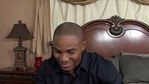 Morgan Ray Fucked Hard on Bed by Muscular Boy's Big Cock