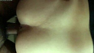 Petite amateur gets fucked nicely in the house with love in four