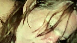 Wife spits on cock while moaning and deepthroating intensely