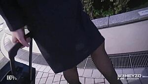 hey, check my crotch attention please with nao mizuki, so hot! 😘