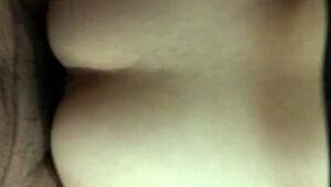 Petite amateur gets fucked nicely in the house with love in four