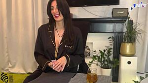 Stemor suger stesønns kuk for intens utendørs utløsning