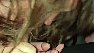 Wife spits on cock while moaning and deepthroating intensely