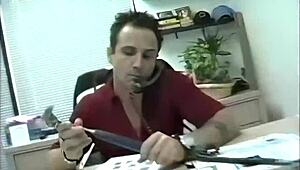 Blonde Milf Secretary Alexis Malone Takes a Huge Cock in Office Anal