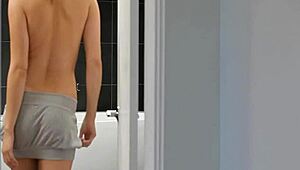 Intriguing Babe Fingers Wet Tight Pussy with Vibrator Solo