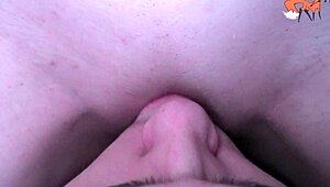 Babysitter enjoys close-up tongue action leading to orgasm in homemade scene.