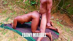 African Pornstar Banged Hard by Roadside in Czech Latina Fairytale