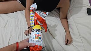 Hermanastro Surprises Hermanastra with Wild Fuck at Easter Family Reunion! Oh My God!