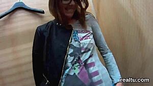 stunning czech chick seduced in hypermarket and banged in pov