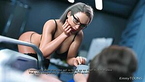 Doctor Sucks Patient Dick Then Savors Pussy at Work - Kimmytoons