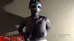 Teen With Biggest Tits In Nigeria Flaunts Her Assets