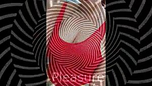 Mistress Lisa’s erotic hypnosis with a pillow for a BDSM slave
