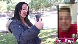 Sexy Teacher Aura Rodriguez Hunts Young Dicks Online to Ride Hard