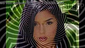 Mistress Lisa’s erotic hypnosis with a pillow for a BDSM slave