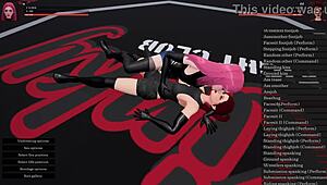 Lesbi Femdom Dominasi Aksi Keras dan Peranan Seks Hardcore