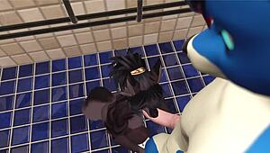 i saw alpha wolf using that slutty girl at the gym, it wuz hot