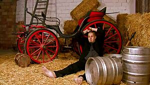 Leather-Clad Brunette Milf Rides Monster Cock In Heels, Fingering Anal