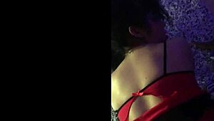 Descriptive Asian Slut in Lingerie Screams from Monster Cock Thrusts