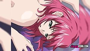 The teacher says, 'Come here, flight attendant, let's get horny in class.' Uncensored hentai.