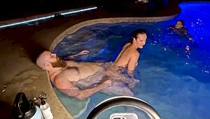 I can’t believe this hot tub threesome with Jasper Nyx and Luci Power got so hardcore!