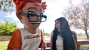 큰 좆이 거대 가슴 쾅쾅 테오도라 데이 포른듀드캐스팅 즐김