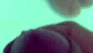 Homemade video with a blonde beauty and underwater climax and dildo action