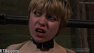 Naughty Beauty Receives Facial Punishment