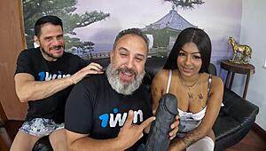 Uma Novinha Carioca with Huge Ass Gets Naughty in Mansion - Barbie Babalu