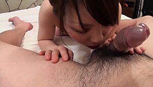 asian japanese cutie enjoys cosplay fun in hotel bathroom pov