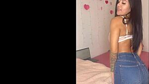 Sophia Is Farting In Her Jeans While Talking Dirty, It's So Fetishy!