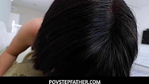 Bratty Stepdaughter Alex Kane’s Best Gift to Stepdaddy POV! 🎁