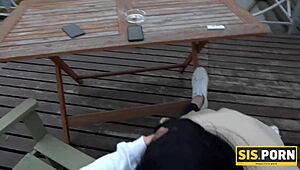 Сестра порно флапер жадно смуче на доведения брат кур за сочен вагинален секс