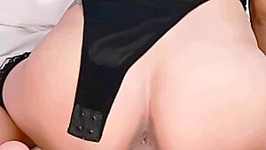 Horny bluee films herself masturbating her perfect pussy