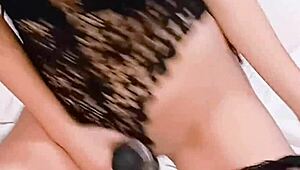 Horny bluee films herself masturbating her perfect pussy