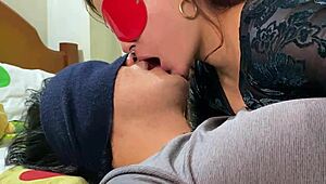 Deep Wet French Kiss from My Stunning Hermanastra Feels Incredible