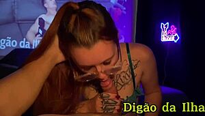 Tattooed Nerd Teases And Plays Until Climax