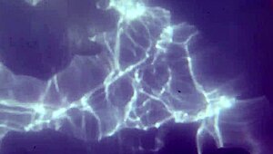 Babe gets underwater creampie and dildo in pussy.