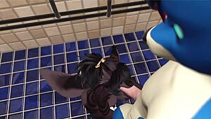 i saw alpha wolf using that slutty girl at the gym, it wuz hot