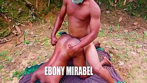 African Pornstar Banged Hard by Roadside in Czech Latina Fairytale