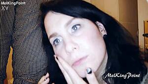 Russian Lady Offers Helping Hand to Milk Big Cock in Mature Scene.