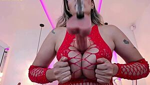 Valerynova On Chaturbate Archive 10: Big Tits And Dildo Titty Fuck In Web Chat