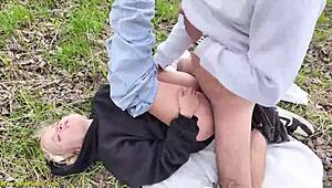 Wild PUBLIC SEX with my beauty girlfriend