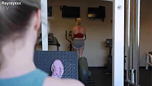 Work out and eat up: Hot lesbian scene with muff diving and cunilingus