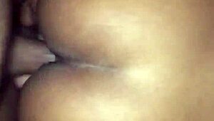 petite ebony teen gets her tight amateur pussy drilled hard