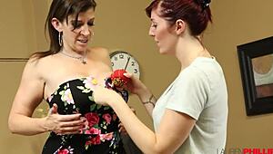 Hey, check out Sara Jay getting her big tits and clit fingerbanged in this milf scene